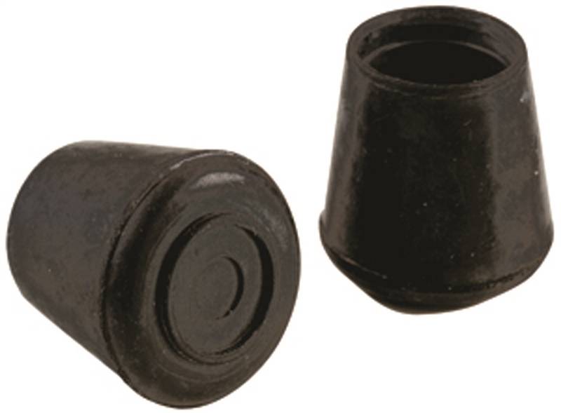 SHEPHERD Shepherd Hardware 9125 Furniture Leg Tip, Round, Rubber, Black, 5/8 in Dia HARDWARE & FARM SUPPLIES SHEPHERD