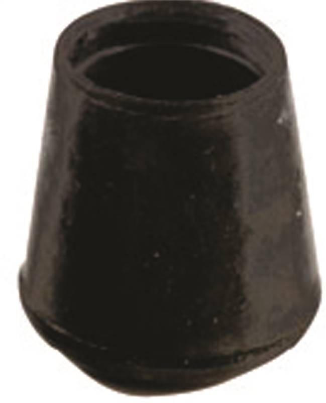 SHEPHERD Shepherd Hardware 9762 Furniture Leg Tip, Round, Rubber, 1 in Dia, Black HARDWARE & FARM SUPPLIES SHEPHERD