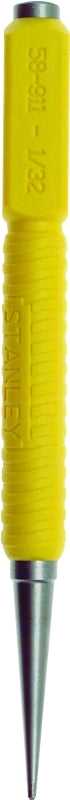 STANLEY STANLEY 58-911 Nail Set, 1/32 in Tip, 5 in L, Steel