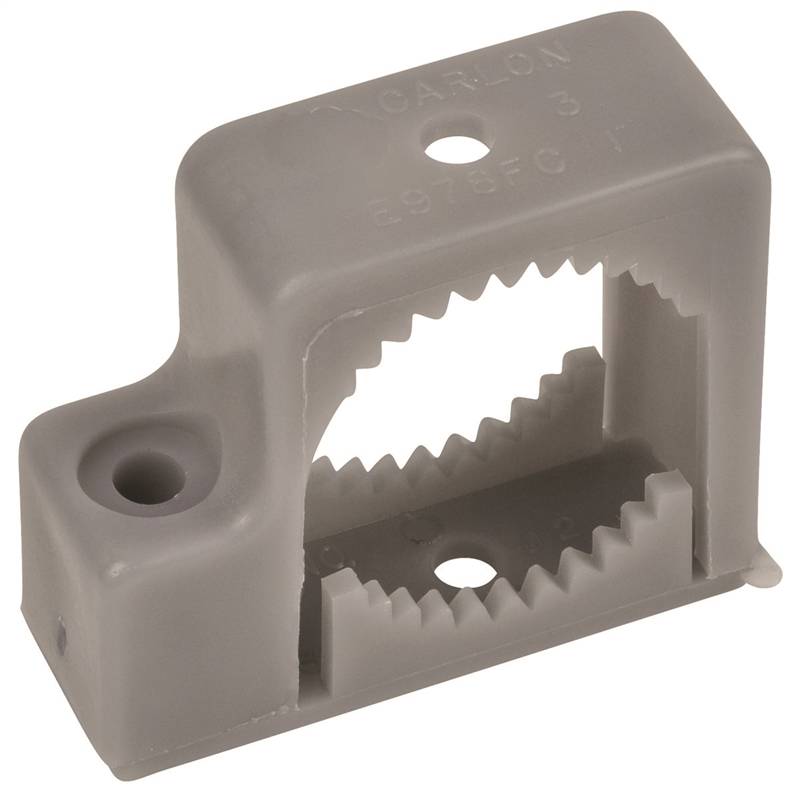 CARLON Carlon E978DC-CAR Conduit Strap, 1/2 in, 1-5/8 in L, Polypropylene, Gray, 40/PK ELECTRICAL CARLON