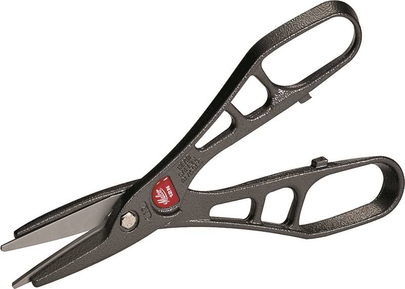 MALCO PRODUCTS Malco Andy Snip MC12N Combination Snip, 12 in OAL, 3 in L Cut, J-Channel Cut, Steel Blade, Charcoal Handle, Loop Handle