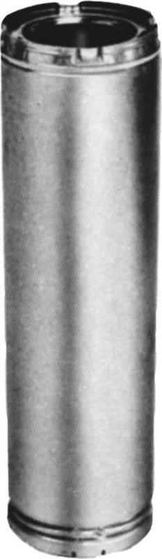 AMERICAN METAL AmeriVent 8HS-36 Chimney Pipe, 11 in OD, 36 in L, Galvanized Stainless Steel PLUMBING, HEATING & VENTILATION AMERICAN METAL