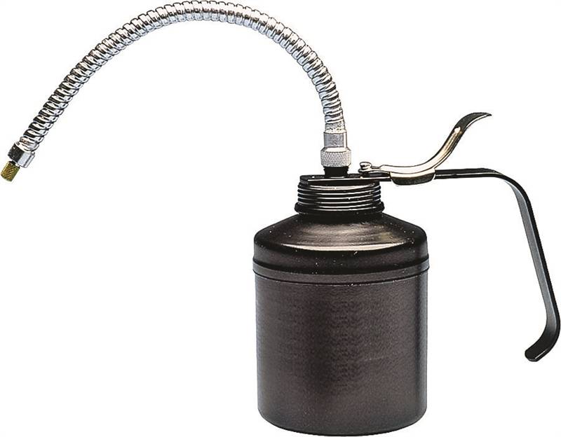 LUBRIMATIC LubriMatic 50-347 Handheld Pump Oiler, 1 qt, 6-1/4 in H, Flexible Spout, Steel, Epoxy-Coated AUTOMOTIVE LUBRIMATIC