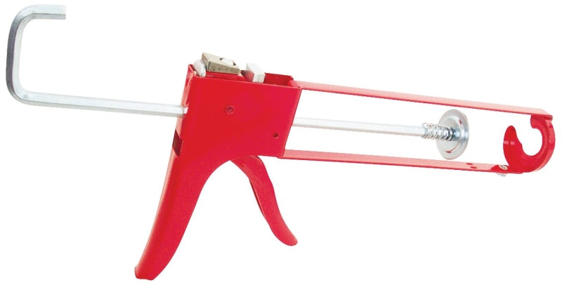 NEWBORN BROTHERS Newborn 114D Caulk Gun, 0.1 gal Cartridge, Red, 7:1, 10:1 Thrust Ratio PAINT NEWBORN BROTHERS