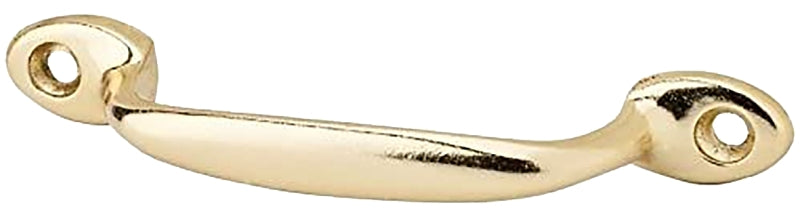 SCHLAGE BUILDERS HARDWARE Schlage 25A3 Screen Door Pull, Aluminum, Brass HARDWARE & FARM SUPPLIES SCHLAGE BUILDERS HARDWARE