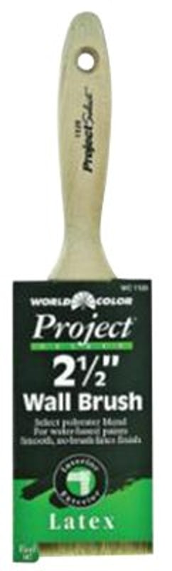 LINZER Linzer 1125-2.5 Paint Brush, 2-1/2 in W, 3 in L Bristle, Polyester Bristle, Varnish Handle PAINT LINZER
