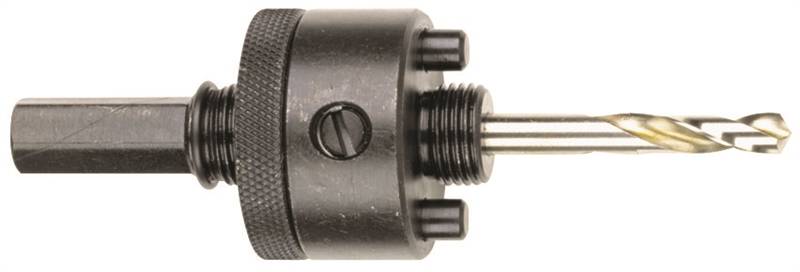 MILWAUKEE Milwaukee 49-56-7055 Hole Saw Arbor, 5/8-18 Thread, 7/16 in Shank, Hex Shank, Steel TOOLS MILWAUKEE