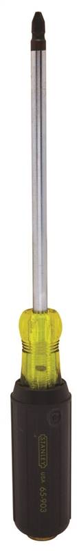 STANLEY STANLEY 65-903 Screwdriver, #3 Drive, Phillips Drive, 11 in OAL, 6 in L Shank, Vinyl Grip Handle TOOLS STANLEY