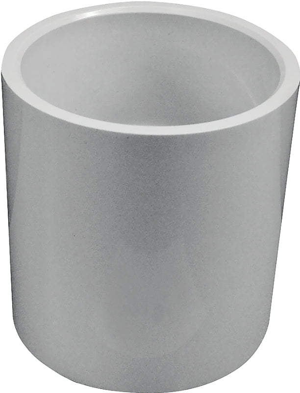 GENOVA USA Genova 30130 Pipe Coupling, 3 x 3 in, Slip, PVC, White, SCH 40 Schedule, 450 psi Pressure LAWN & GARDEN GENOVA USA