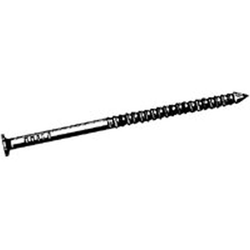 PRO-FIT ProFIT 0092245 Pole Barn Nail, 60D, 6 in L, Steel, Galvanized, Flat Head, Ring Shank, 5 lb