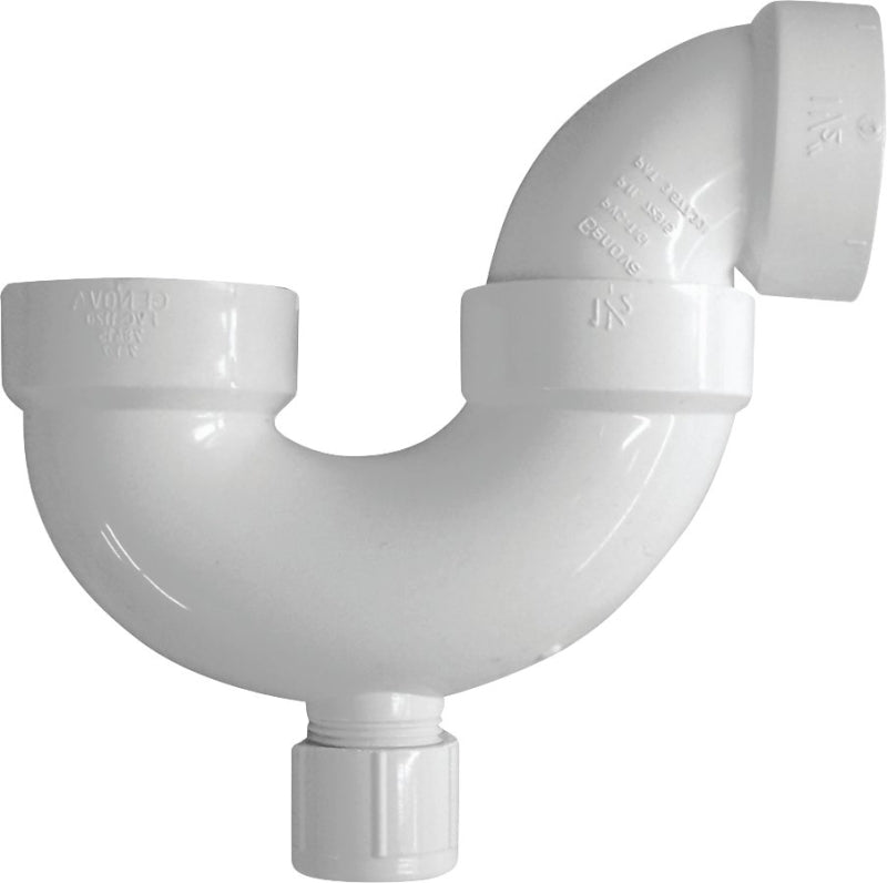 IPEX USA LLC-CANPLAS B & K 193202A/05224H P-Trap with Cleanout, 2 in, PVC, SCH 40 Schedule PLUMBING, HEATING & VENTILATION IPEX USA LLC-CANPLAS