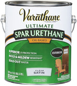 VARATHANE Varathane 9331 Spar Urethane Paint, Liquid, Clear, 1 gal, Can PAINT VARATHANE