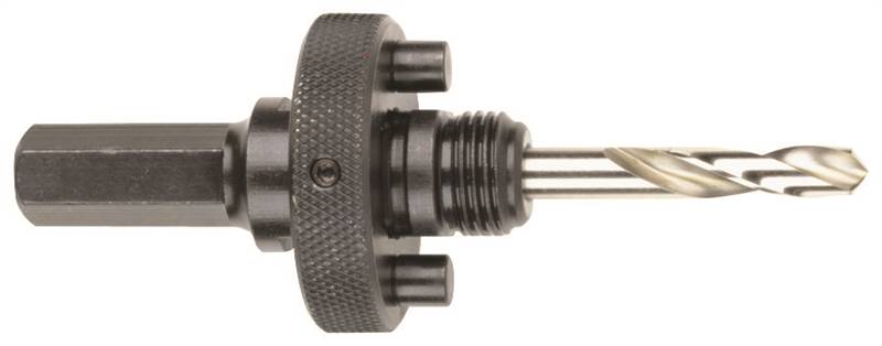 MILWAUKEE Milwaukee 49-56-7240 Hole Saw Arbor, 5/8-18 Thread, 7/16 in Shank, Hex Shank, Hardened Steel TOOLS MILWAUKEE