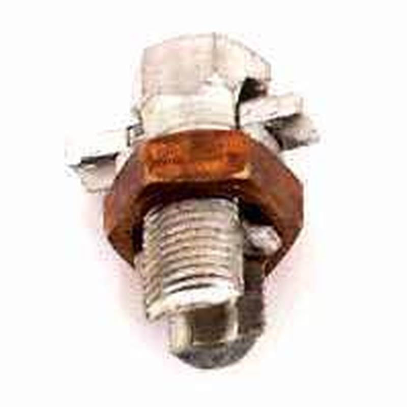 ERICO nVent ERICO ESBP8 Split Bolt Connector, #14 to 8 Wire, Silicone Bronze Alloy, Tin-Coated