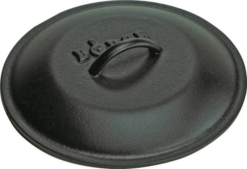 LODGE MFG Lodge L8IC3 Skillet Cover, Round, Cast Iron, Black