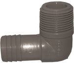 BOSHART INDUSTRIES Boshart UPPME-10 Combination Elbow, 1 in, MPT, 1 in, Insert, Polypropylene PLUMBING, HEATING & VENTILATION BOSHART INDUSTRIES