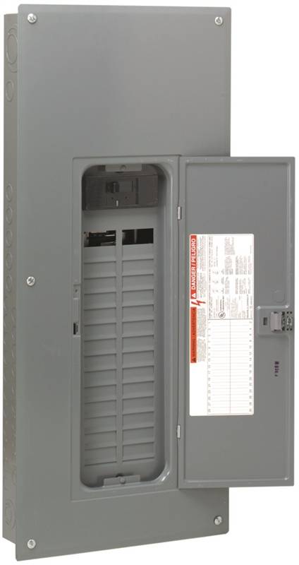 SQUARE D Square D HOM3060M200PC Load Center, 60 -Pole, 200 A, 30 -Space, 60 -Circuit, Plug-On Neutral, NEMA 1 Enclosure ELECTRICAL SQUARE D
