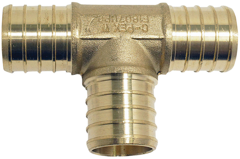 APOLLO Apollo APXT34 Tube Tee, 3/4 in, For: Apollo PEX Pipe PLUMBING, HEATING & VENTILATION APOLLO