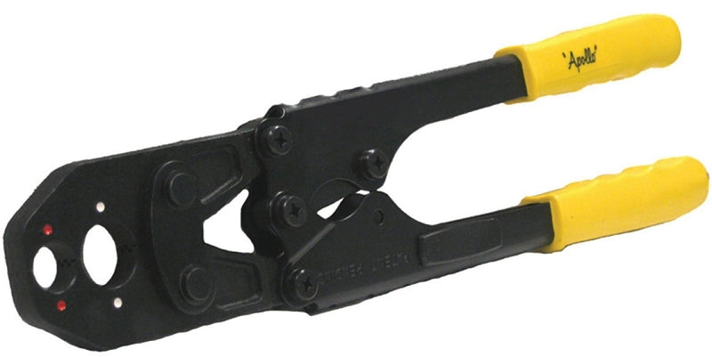 APOLLO Apollo 69PTKH0014C Combo Crimp Tool, 1/2 to 3/4 in Crimping, PEX Crimping Plug, Comfort Grip Handle PLUMBING, HEATING & VENTILATION APOLLO