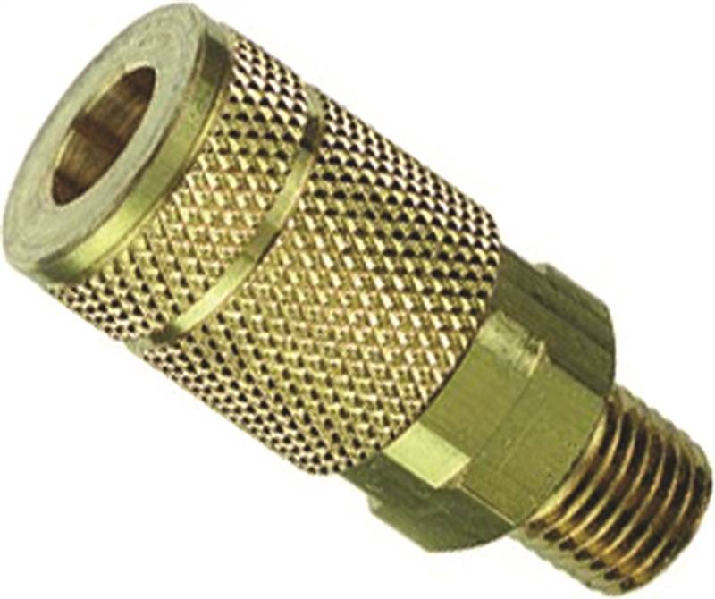 TRU-FLATE Tru-Flate 13-605 Coupler, 3/8 in, MNPT, Steel TOOLS TRU-FLATE