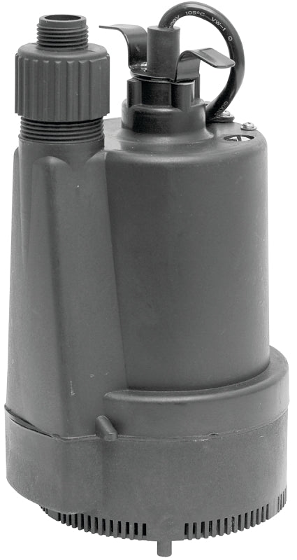 SUPERIOR PUMP Superior Pump 91330 Submersible Utility Pump, 4.1 A, 120 V, 0.33 hp, 1-1/4 in Outlet, 40 gpm, Thermoplastic Impeller PLUMBING, HEATING & VENTILATION SUPERIOR PUMP