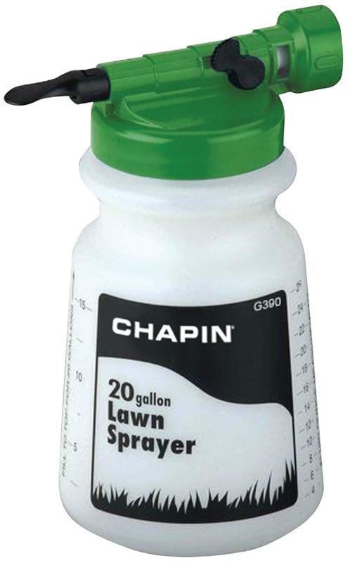 CHAPIN Chapin G390 Hose End Sprayer, Deflector, 2-1/2 in Tank Mouth Opening, 32 oz Cup