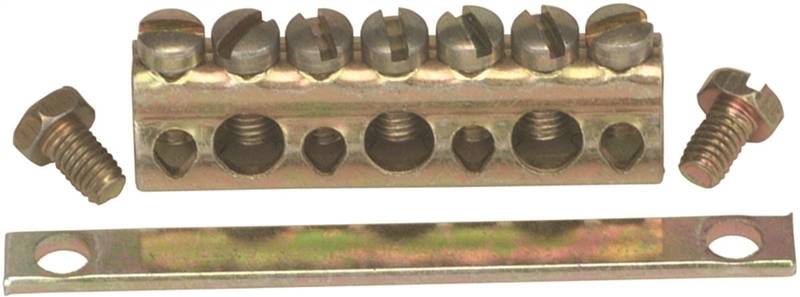 ABB GE TGL1P Ground Bar Kit, 1/2 in L, 7-Terminal ELECTRICAL ABB