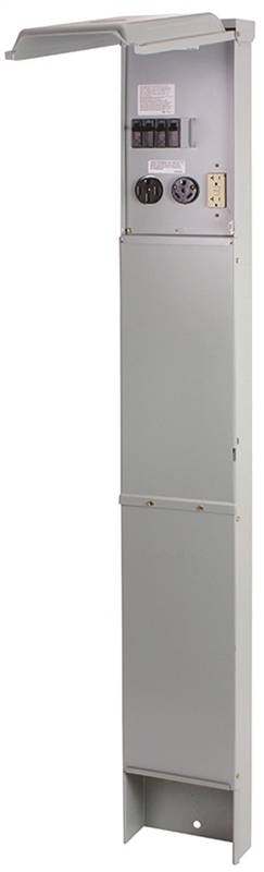 GE GE GE1LU532ES Earth Burial Pedestal, 100 A, 120, 240 V, Plug-In