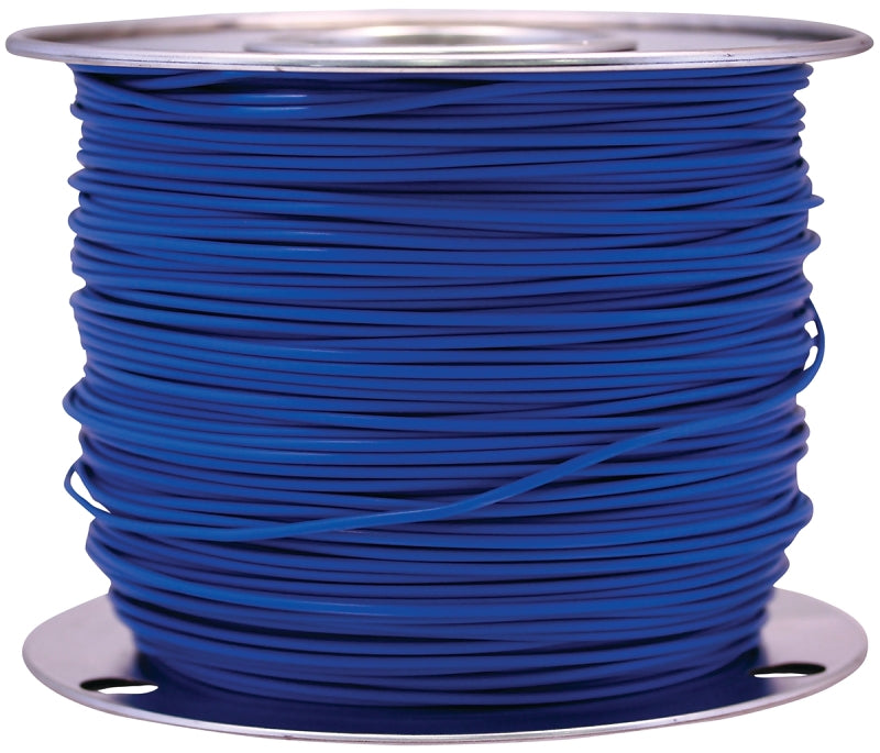 COLEMAN CABLE CCI 55669423 Primary Wire, 14 AWG Wire, 1-Conductor, 60 VDC, Copper Conductor, Blue Sheath, 100 ft L AUTOMOTIVE COLEMAN CABLE