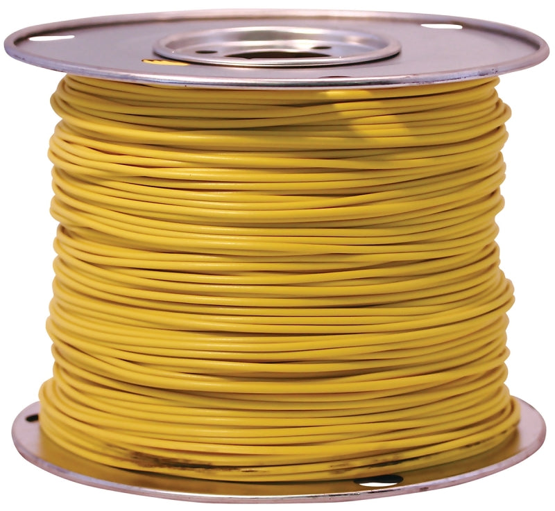 COLEMAN CABLE Coleman 55670823 Primary Wire, 14 AWG Wire, 1-Conductor, 60 VDC, Copper Conductor, Yellow Sheath AUTOMOTIVE COLEMAN CABLE