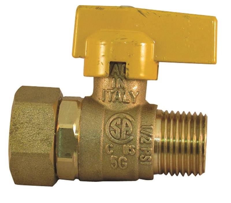 PRO-FLEX Pro-Flex PFGV-PF12MB Gas Valve, 1/2 in Connection, MIP x CSST LAWN & GARDEN PRO-FLEX
