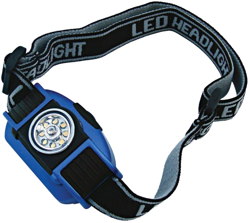 DORCY Dorcy 41-2093 Headlight, AAA Battery, LED Lamp, 100 Lumens, 10 hr Run Time, Black/Blue/Red ELECTRICAL DORCY