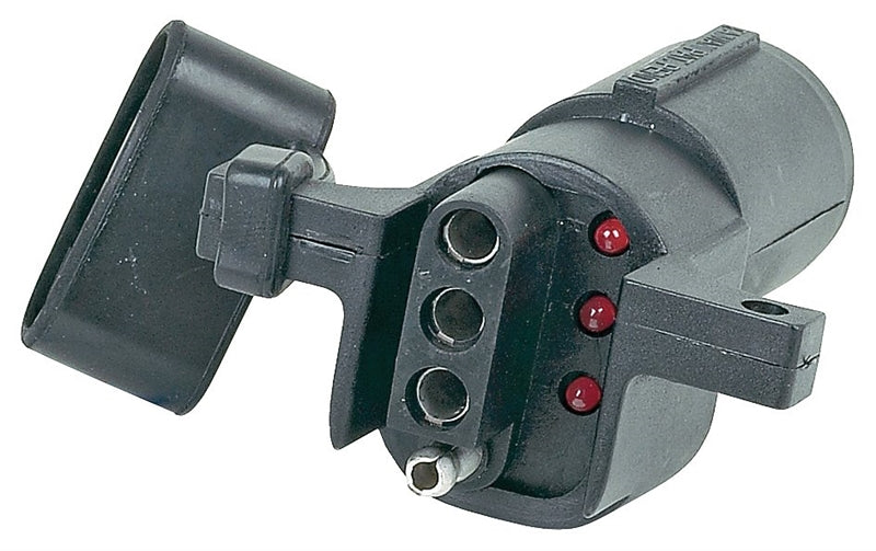 HOPKINS Hopkins 47325 Trailer Adapter, 6-Round, 6-Pole, Plastic Housing Material AUTOMOTIVE HOPKINS