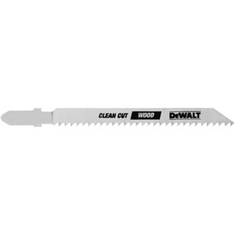 DEWALT DEWALT DW3760H2 Jig Saw Blade, 1/4 in W, 10 TPI, 4 in L, 2/PK TOOLS DEWALT