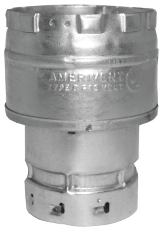 AMERICAN METAL AmeriVent 3EIX4 Increaser, 3 x 4 in Connection, Aluminum/Steel PLUMBING, HEATING & VENTILATION AMERICAN METAL