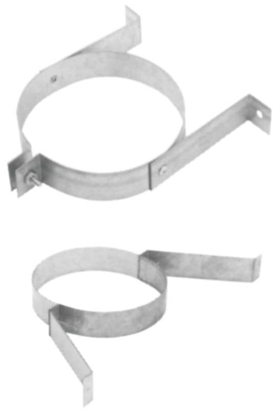 AMERICAN METAL AmeriVent 4VPH Vent Pipe Hanger, 4-1/2 in Duct, Steel PLUMBING, HEATING & VENTILATION AMERICAN METAL