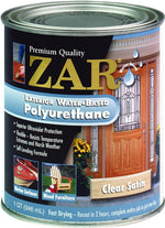 ZAR ZAR 32712 Polyurethane, Water Base, Amber, Liquid, 1 qt Can