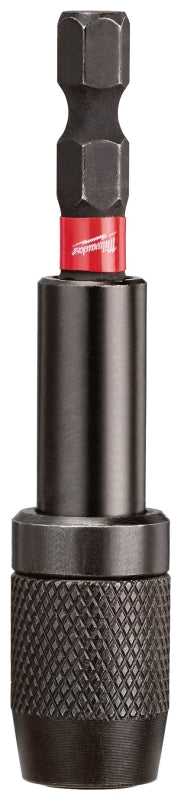 MILWAUKEE Milwaukee SHOCKWAVE 48-32-4531 Series Bit Holder, 2-7/8 in L, 1/4 in Drive, Hex Drive, 1/4 in Shank, Hex Shank, Steel TOOLS MILWAUKEE