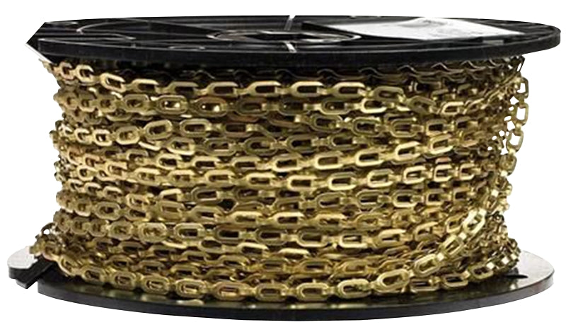 BARON Baron 7183 Sash Chain, 1/0, 200 ft L, Steel, Brass HARDWARE & FARM SUPPLIES BARON
