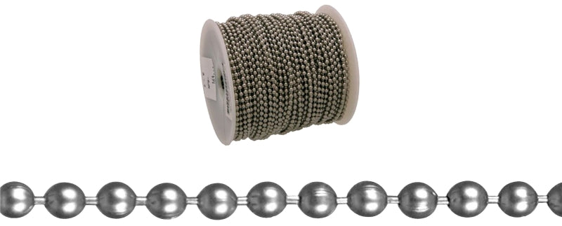 BARON Baron 7263 Ball Chain, #36, 164 ft L, 11 lb Working Load, Steel, Chrome-Plated HARDWARE & FARM SUPPLIES BARON