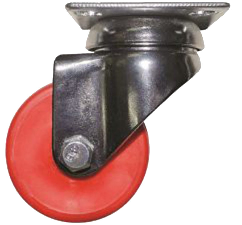 SHEPHERD Shepherd Hardware 6271 Swivel Caster, 2 in Dia Wheel, Red HARDWARE & FARM SUPPLIES SHEPHERD