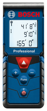 S-B POWER TOOL Bosch BLAZE Pro Series GLM165-40 Laser Measure, 165 ft, +/-1/16 in Accuracy