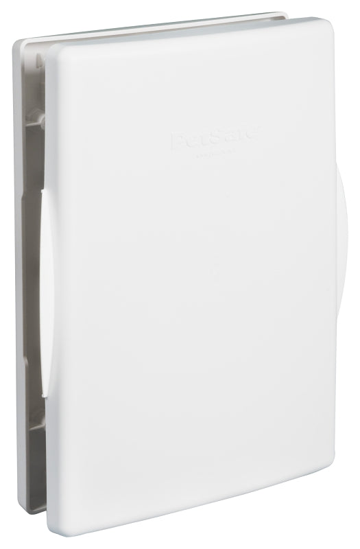 RADIO SYSTEMS PetSafe PPA00-10984 Extreme Weather Pet Door, S Door, 5-1/8 x 8-1/4 in Flap Opening, Plastic