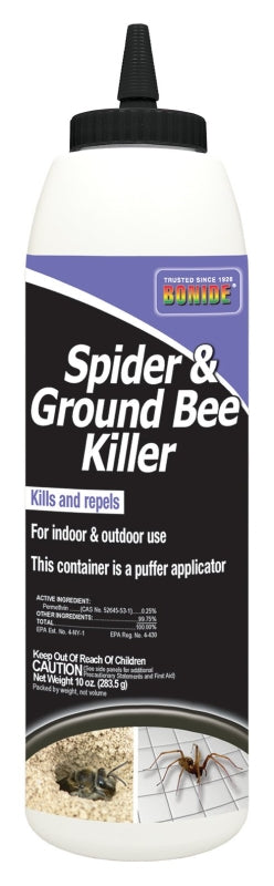 BONIDE Bonide B70 363 Spider and Ground Bee Killer, Solid, Indoor, Outdoor, 10 oz Container LAWN & GARDEN BONIDE