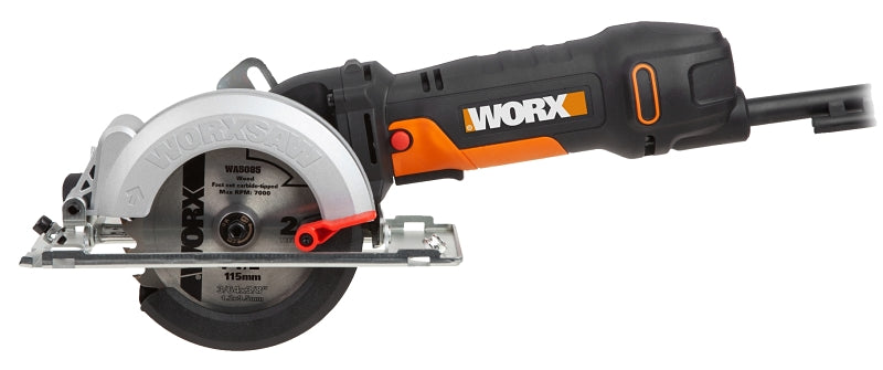 WORX Worx WX439L Circular Saw, 4.5 A, 0 to 45 deg Bevel
