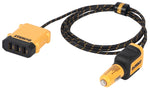 DEWALT DEWALT 141 0475 DW2 USB Charger, Black/Yellow, 6 ft L Cord