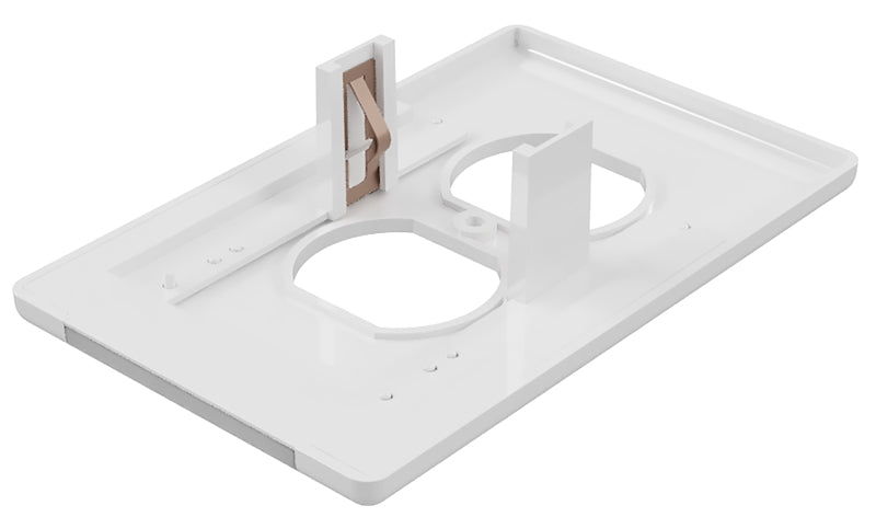 WESTEK Westek LumiCover Classic LCR-CCDO-N Wallplate Nightlight, 1.2 in L, 4-1/2 in W, Satin Nickel ELECTRICAL WESTEK