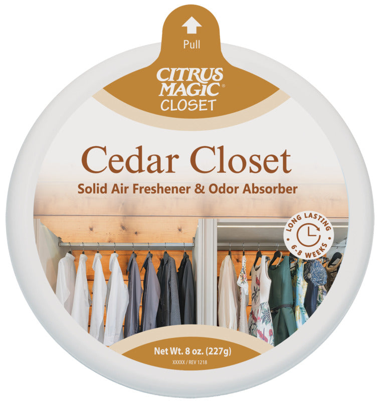 CITRUS MAGIC Citrus Magic 616471647 Air Freshener, 8 oz, Cedar, 56 days-Day Freshness