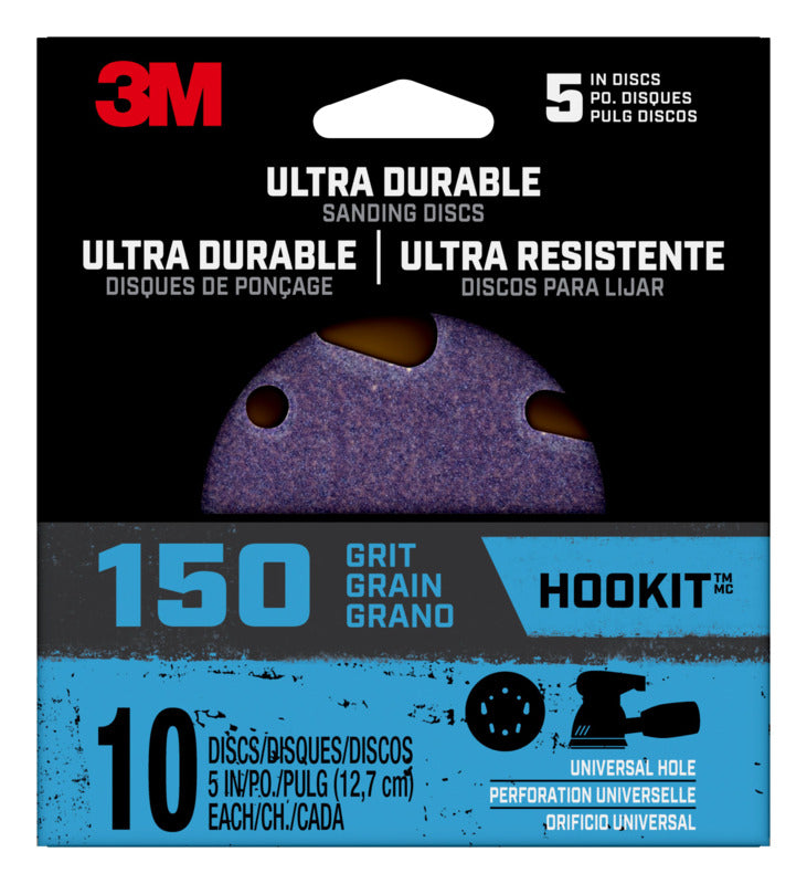 3M 3M 27311 Power Sanding Disc, 5 in Dia, 150 Grit PAINT 3M