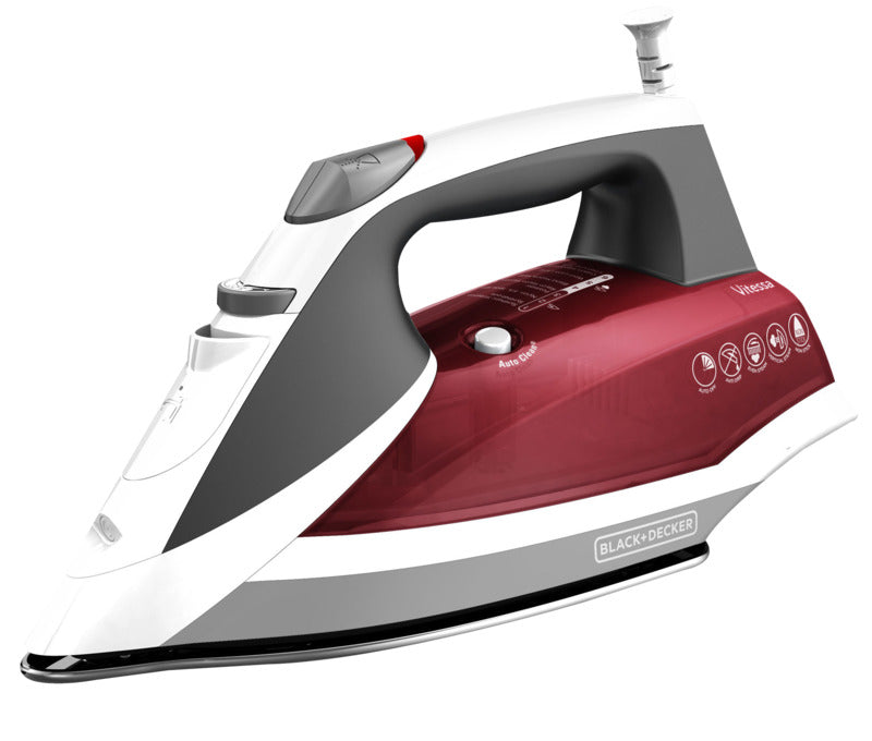 BLACK & DECKER Black+Decker Vitessa Series IR2050 Advanced Steam Iron, 1200 W, Cranberry APPLIANCES & ELECTRONICS BLACK & DECKER